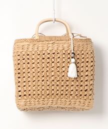 タッセル付きカコバッグ