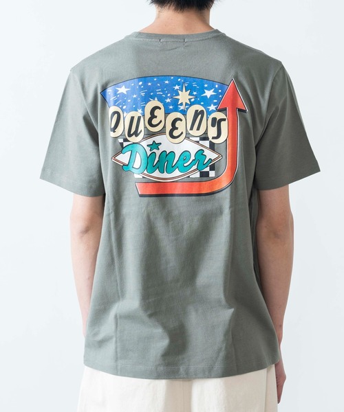 WEGO(ウィゴー)の「WEGO/アメリカンロゴプリントTシャツ(Tシャツ/カットソー・メンズ・カーキ/スミクロ・X-LARGE/SMALL/MEDIUM/LARGE)」の10枚目の写真