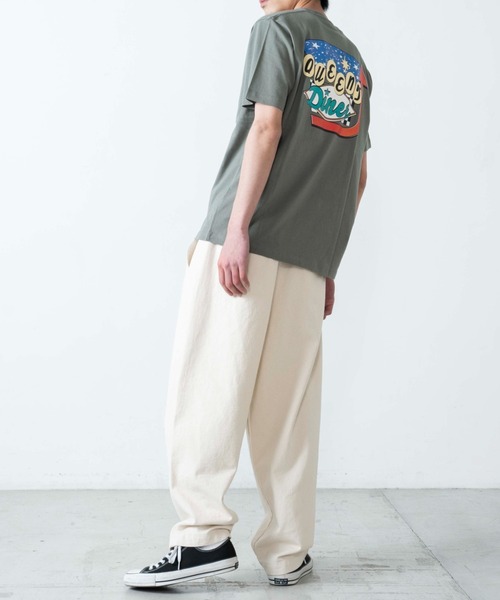 WEGO(ウィゴー)の「WEGO/アメリカンロゴプリントTシャツ(Tシャツ/カットソー・メンズ・カーキ/スミクロ・X-LARGE/SMALL/MEDIUM/LARGE)」の8枚目の写真