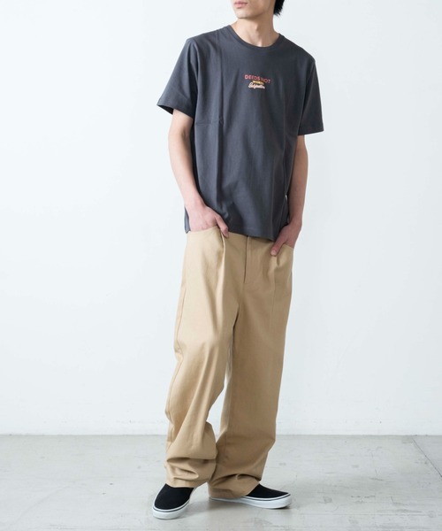 WEGO(ウィゴー)の「WEGO/アメリカンロゴプリントTシャツ(Tシャツ/カットソー・メンズ・カーキ/スミクロ・X-LARGE/SMALL/MEDIUM/LARGE)」の5枚目の写真