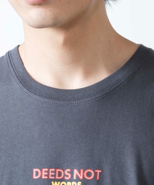 WEGO(ウィゴー)の「WEGO/アメリカンロゴプリントTシャツ(Tシャツ/カットソー・メンズ・カーキ/スミクロ・X-LARGE/SMALL/MEDIUM/LARGE)」の14枚目の写真
