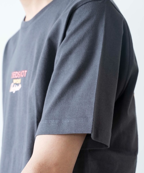WEGO(ウィゴー)の「WEGO/アメリカンロゴプリントTシャツ(Tシャツ/カットソー・メンズ・カーキ/スミクロ・X-LARGE/SMALL/MEDIUM/LARGE)」の16枚目の写真