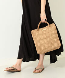 BEAMS LIGHTS | Shikica Tokyo / ラフィア TOTE(トートバッグ)