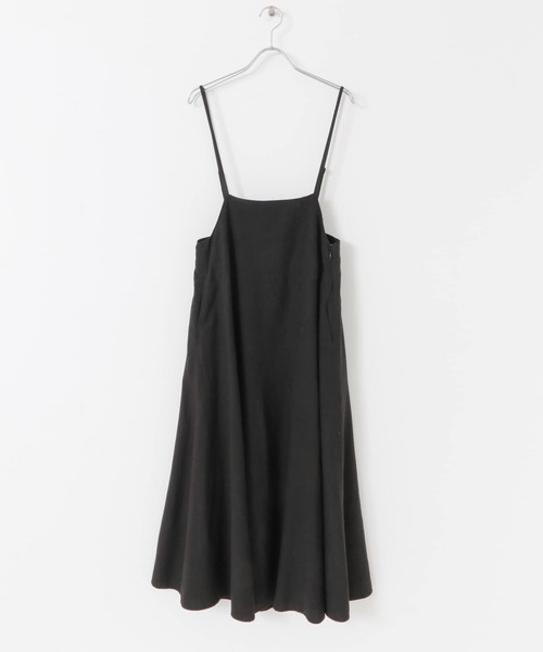 URBAN RESEARCH Sonny Label（アーバンリサーチサニーレーベル）の「リネン混サス付きフレアワンピース（ワンピース・レディース・ベージュ系その他/ブラック/キャメル・FREE）」の16枚目の写真