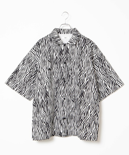 WEGO(ウィゴー)の「WEGO/半袖ワークシャツ(シャツ/ブラウス・メンズ・ホワイト/ブラック/ダークグリーン/ベージュ/その他1/その他2・MEDIUM/LARGE)」の21枚目の写真