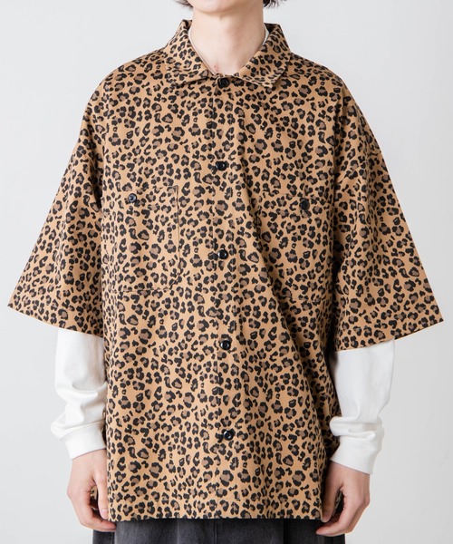 WEGO(ウィゴー)の「WEGO/半袖ワークシャツ(シャツ/ブラウス・メンズ・ホワイト/ブラック/ダークグリーン/ベージュ/その他1/その他2・MEDIUM/LARGE)」の14枚目の写真