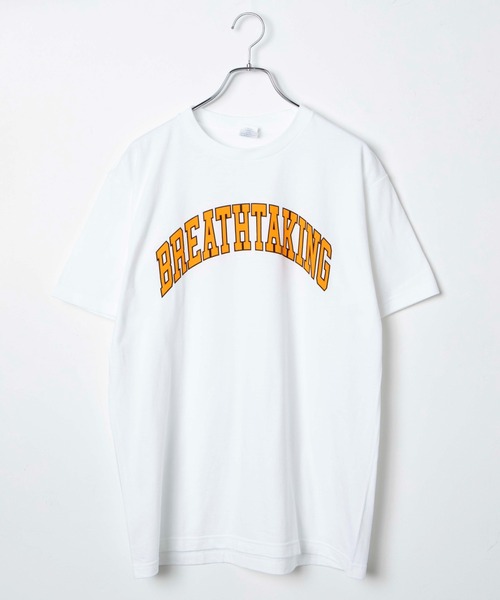 WEGO（ウィゴー）の「WEGO/カレッジロゴプリントTシャツ（Tシャツ/カットソー・レディース・オートミール/ホワイト・MEDIUM/SMALL/X-LARGE/LARGE）」の9枚目の写真