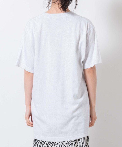 WEGO（ウィゴー）の「WEGO/カレッジロゴプリントTシャツ（Tシャツ/カットソー・レディース・オートミール/ホワイト・MEDIUM/SMALL/X-LARGE/LARGE）」の11枚目の写真