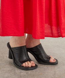 Lui's | チャンキー丸ヒールサンダル(サンダル)