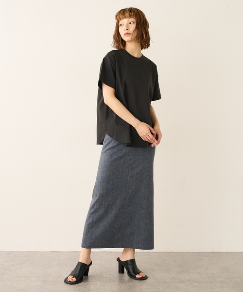 Lui's（ルイス）の「チャンキー丸ヒールサンダル（サンダル・レディース・ブラック/アイボリー・24.5/23.5/24.5cm/23.5cm）」の15枚目の写真