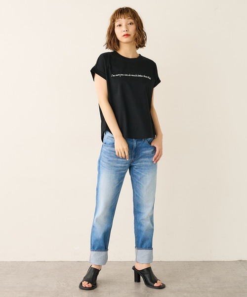 Lui's（ルイス）の「チャンキー丸ヒールサンダル（サンダル・レディース・ブラック/アイボリー・24.5/23.5/24.5cm/23.5cm）」の17枚目の写真