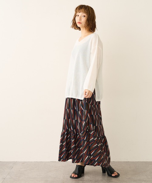 Lui's（ルイス）の「チャンキー丸ヒールサンダル（サンダル・レディース・ブラック/アイボリー・24.5/23.5/24.5cm/23.5cm）」の18枚目の写真