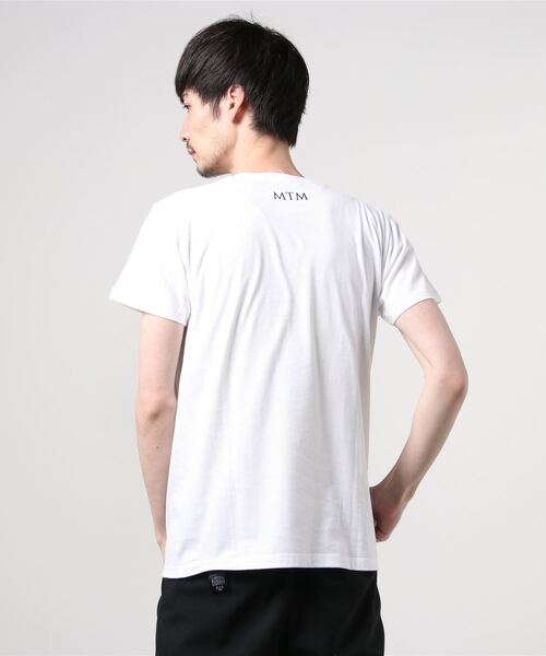 MESS THE MAN.(メスザマン)の「MESS THE MAN.(メス ザ マン)AFTER TEE(Tシャツ/カットソー・メンズ・ホワイト/ブラック・MEDIUM/LARGE/X-LARGE)」の4枚目の写真