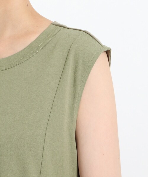 JET(ジェット)の「◆【ウォッシャブル】ドライタッチ天竺フレアワンピース(ワンピース・レディース・ブラック/カーキ/ピンク系・04)」の13枚目の写真