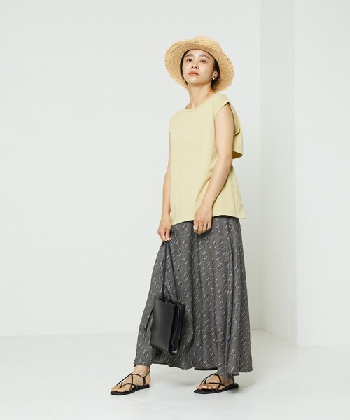 FREAK'S STORE（フリークスストア）の「バックオープンギャザーＴシャツ（Tシャツ/カットソー・レディース・ブルーグリーン/オフホワイト/ブラック/ピンク・ﾌﾘ-）」の6枚目の写真