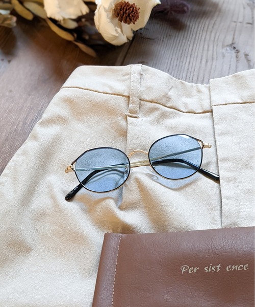 Per sist ence（パーシエンス）の「Per sist ence/パーシエンス 　ティアドロップサングラス （ケース・眼鏡クリーナー付）（サングラス・レディース・A/B/C/D/E/F・FREE）」の3枚目の写真