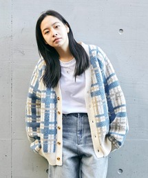 SPOC STORE | 【SPOC STORE】モヘアタッチカラーリングカーデ(カーディガン/ボレロ)