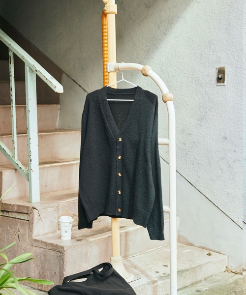 SPOC STORE（スポックストア）の「【SPOC STORE】モヘアタッチカラーリングカーデ（カーディガン/ボレロ・メンズ・ブラック/パープル/イエロー/オレンジ/ブルー/グリーン/アイボリー/グリーン系/その他1/その他・M/L）」の16枚目の写真