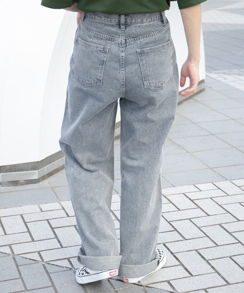 kutir(クティール)の「フロントポケットデニム(デニムパンツ・レディース・ライトグレー/サックスブルー・SMALL/MEDIUM/LARGE)」の11枚目の写真