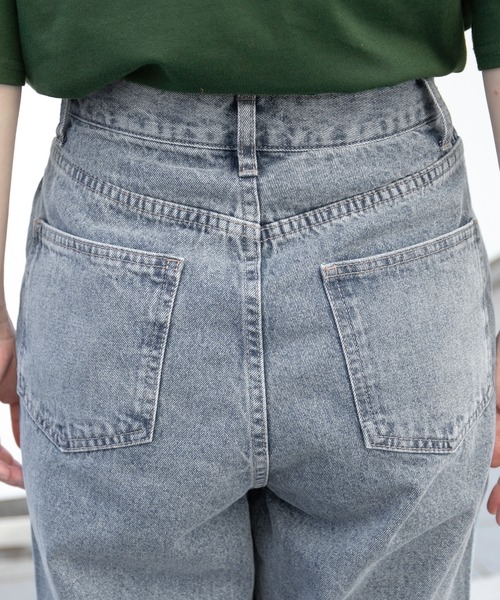 kutir(クティール)の「フロントポケットデニム(デニムパンツ・レディース・ライトグレー/サックスブルー・SMALL/MEDIUM/LARGE)」の16枚目の写真