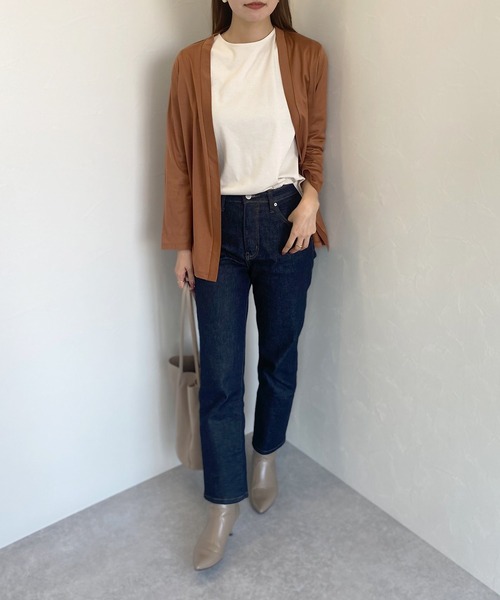 DECOY SINCE 1981（デコイシンスイチキュウハチイチ）の「オーガニックコットンスムースプルオーバー（Tシャツ/カットソー・レディース・ベージュ/オレンジ/ネイビー/ワイン・LL/M/L）」の11枚目の写真