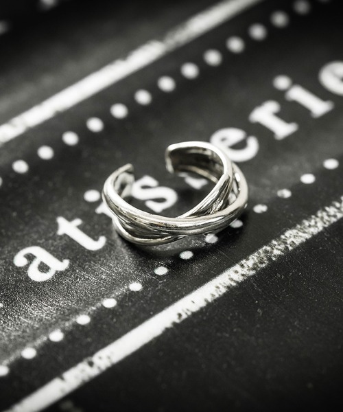 SILVER BULLET（シルバーバレット）の「『SILVER BULLET SELECT AC/シルバーバレットセレクト』ユニセックス デザインシルバーリング（リング・メンズ・C/K/S/D/L/T/B/J/R/G/O/E/M/F/N/H/P/A/I/Q・FREE）」の9枚目の写真