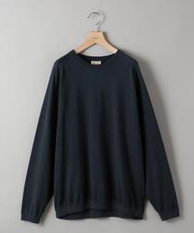 BEAUTY&YOUTH UNITED ARROWS | BY GIZA コットン リラックス ニット -ウォッシャブル- ：(ニット/セーター)