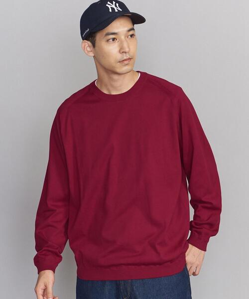 BEAUTY&YOUTH UNITED ARROWS（ビューティーアンドユースユナイテッドアローズ）の「BY GIZA コットン リラックス ニット -ウォッシャブル- ：（ニット/セーター・メンズ・ブラック/ベージュ/ワインレッド/ダークグリーン・XXL/S/XL/L/M）」の7枚目の写真