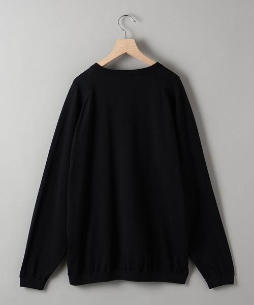 BEAUTY&YOUTH UNITED ARROWS（ビューティーアンドユースユナイテッドアローズ）の「BY GIZA コットン リラックス ニット -ウォッシャブル- ：（ニット/セーター・メンズ・ブラック/ベージュ/ワインレッド/ダークグリーン・XXL/S/XL/L/M）」の13枚目の写真