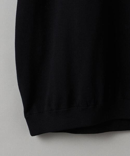 BEAUTY&YOUTH UNITED ARROWS（ビューティーアンドユースユナイテッドアローズ）の「BY GIZA コットン リラックス ニット -ウォッシャブル- ：（ニット/セーター・メンズ・ブラック/ベージュ/ワインレッド/ダークグリーン・XXL/S/XL/L/M）」の16枚目の写真