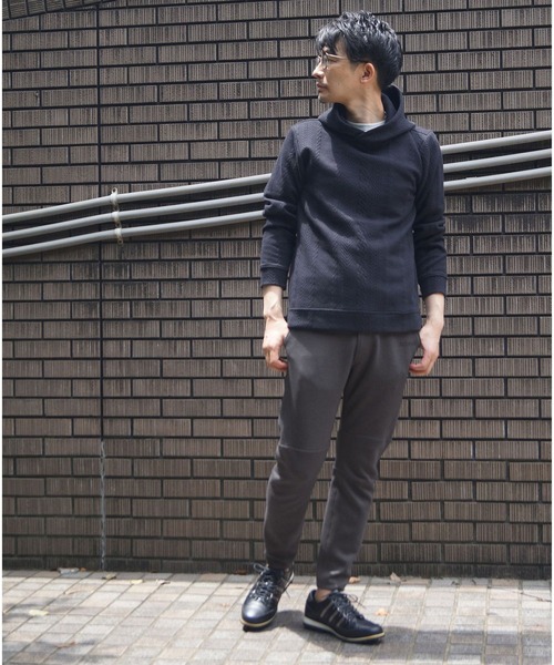 NICOLE CLUB FOR MEN（ニコルクラブフォーメン）の「ダンボ－ルニットテックパンツ（その他パンツ・メンズ・モカ/ブラック/チャコール・MEDIUM/LARGE/X-LARGE/SMALL）」の5枚目の写真