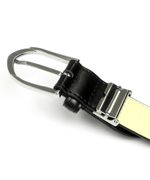 TOKYO SHIRTS（トウキョウシャツ）の「ピンバックル式 牛革 メンズベルト（ベルト・メンズ・ブラック/ダークブラウン・FREE）」の6枚目の写真