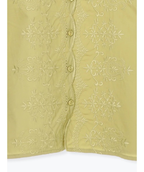 Te chichi（テチチ）の「刺繍スカラップブラウス（シャツ/ブラウス・レディース・ブラウン/ブラック/グリーン・ﾌﾘ-）」の19枚目の写真