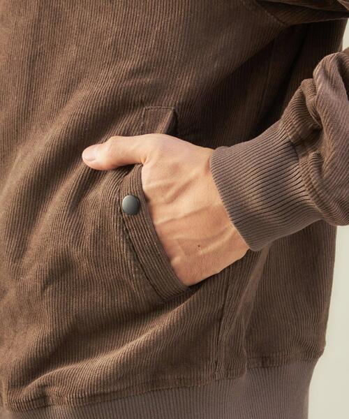 FIVE BROTHER（ファイブブラザー）の「【別注】＜FIVE BROTHER×green label relaxing＞ コーデュロイ MA-1 ブルゾン ジャケット（MA-1・メンズ・ダークブラウン/ブラック・S/L/M）」の15枚目の写真