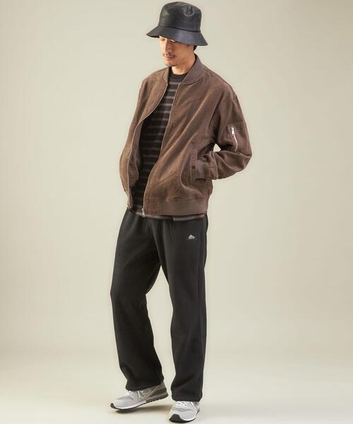 FIVE BROTHER（ファイブブラザー）の「【別注】＜FIVE BROTHER×green label relaxing＞ コーデュロイ MA-1 ブルゾン ジャケット（MA-1・メンズ・ダークブラウン/ブラック・S/L/M）」の9枚目の写真