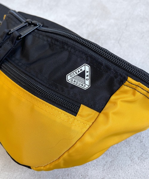 Ocean&Ground（オーシャン&グラウンド）の「キャンプフリークボディBAG（ボディバッグ/ウエストポーチ・キッズ・ベージュ/オリーブ/イエロー・S/M）」の8枚目の写真