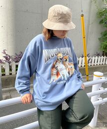 B ONE SOUL（ビーワンソウル）の「Sequence / INUGASUKI CREW NECK SWEAT / 犬が好き クルーネック スウェット（スウェット・メンズ）」