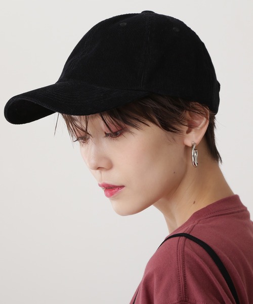 N.（N. Natural Beauty Basic）（エヌエヌナチュラルビューティーベーシック）の「コーデュロイキャップ（ハット・レディース・ブラック/グレー/ベージュ・FREE）」の2枚目の写真