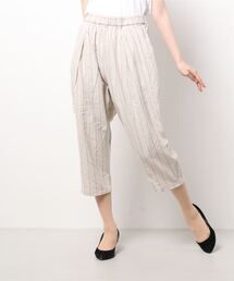 Samansa Mos2 | イージーテーパードストライプパンツ(その他パンツ)
