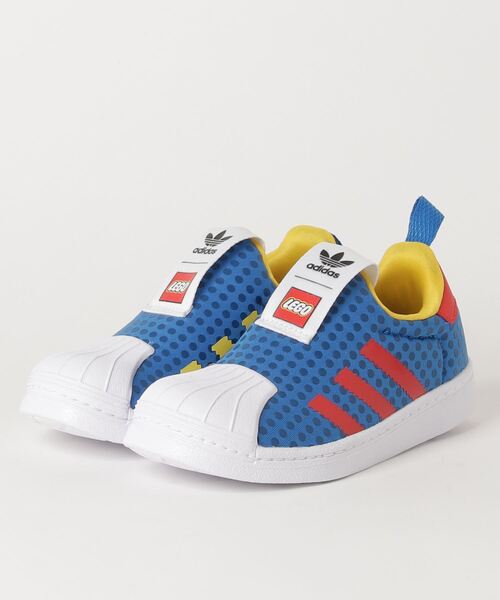 adidas(アディダス)の「adidas SS360 × LEGO / アディダスオリジナルス(キッズ/子供用)(スリッポン・キッズ・ブルー系その他・17.0cm/18.0cm/19.0cm/20.0cm/21.0cm)」の4枚目の写真