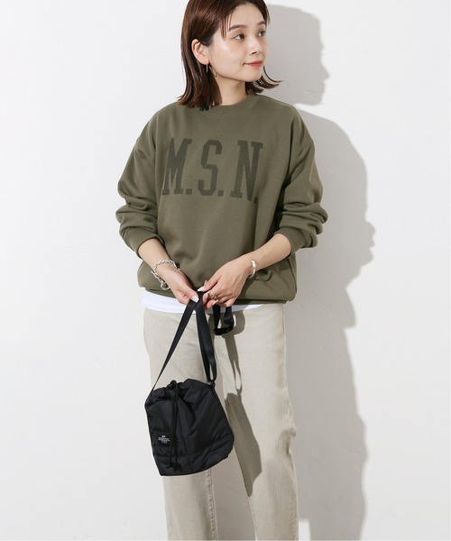 JOURNAL STANDARD（ジャーナルスタンダード）の「ロゴスウェットクルーネックプルオーバー(M.S.N)◆（スウェット・レディース・グレー/カーキ/ブラック・FREE）」の8枚目の写真