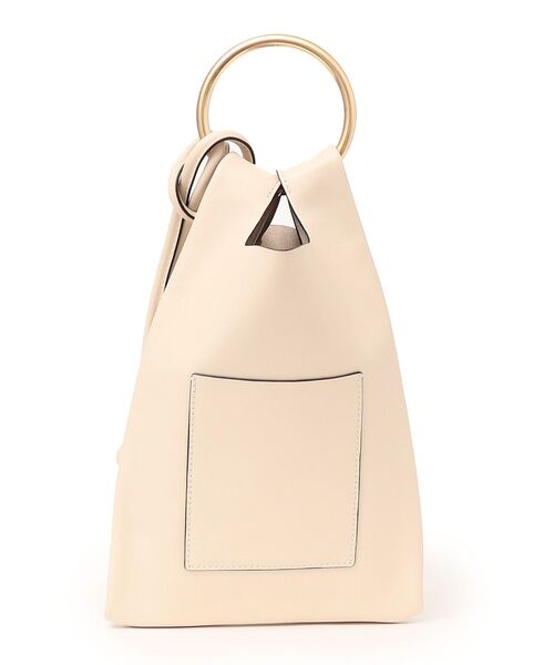 SHIPS（シップス）の「ORSETTO:MORBIDO（ハンドバッグ・レディース・オフホワイト/ブラック・ONE SIZE）」の6枚目の写真