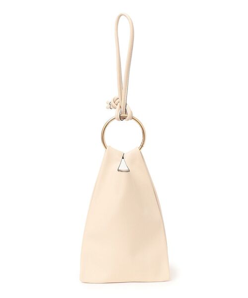 SHIPS（シップス）の「ORSETTO:MORBIDO（ハンドバッグ・レディース・オフホワイト/ブラック・ONE SIZE）」の3枚目の写真