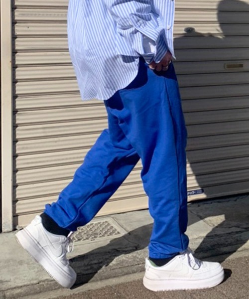 SPINNS(スピンズ)の「【6色展開】カラースウェットパンツ(スウェットパンツ・メンズ・アッシュグレー/レッド/ロイヤルブルー/グリーン/イエロー/ブラック/グリーン系その他・L/M)」の5枚目の写真