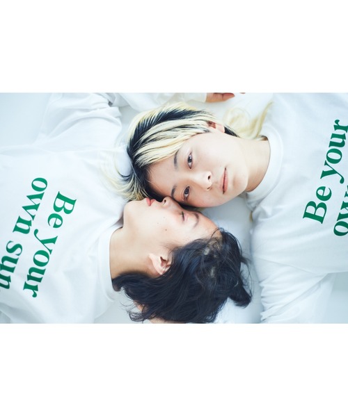 STOCK（ストック）の「Be your own sun long tee（Tシャツ/カットソー・レディース・ホワイト/カーキ/ピンク・M/L）」の16枚目の写真