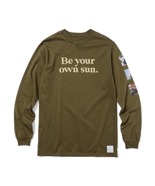 STOCK（ストック）の「Be your own sun long tee（Tシャツ/カットソー・レディース・ホワイト/カーキ/ピンク・M/L）」の9枚目の写真