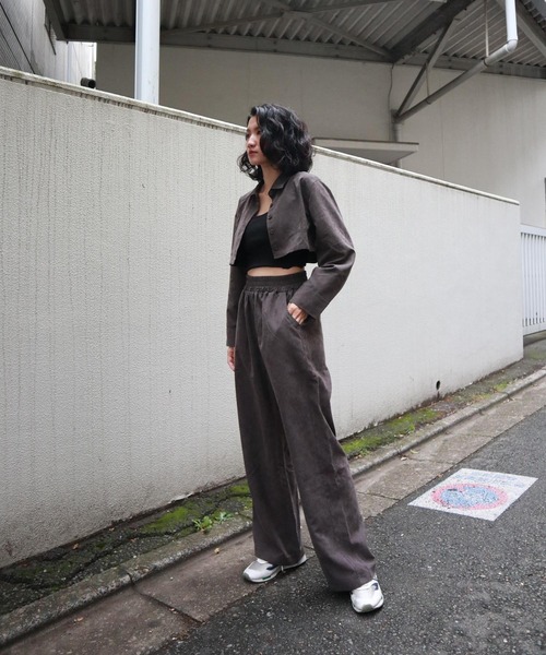 FIG&VIPER（フィグアンドバイパー）の「ピーチスキンショートSH（シャツ/ブラウス・レディース・ライトグレー/ダークグレー/パープル・FREE）」の10枚目の写真