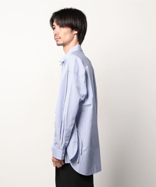 Toironier（トワロニエ）の「Toironier/トワロニエ/THOMAS MASON /トーマスメイソンルーズシャツ(レギュラーフィット)（シャツ/ブラウス・メンズ・ブルー・0）」の3枚目の写真