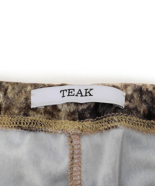 MADEMOISELLE ROPE'(マドモアゼル ロペ)の「【TEAK】ベルベットジャージーパンツ(その他パンツ・レディース・イエロー・FREE)」の7枚目の写真
