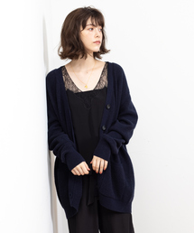 Rouge vif | 【セットアップ対応】シルクレースキャミ(シャツ/ブラウス)